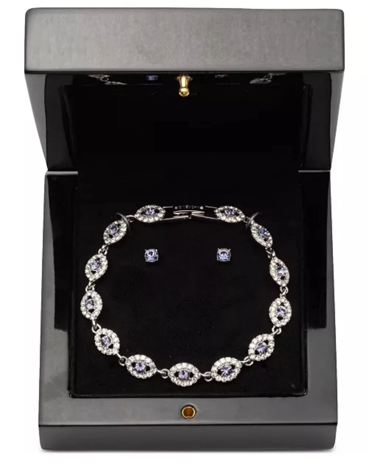 Rare GIVENCHY Flex Eye Armband/Ohrring Set 👁️ 💎- 7,25" (Lila☔️) Schneller